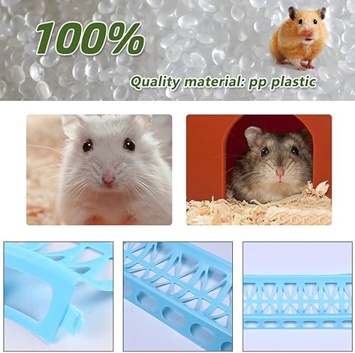 Miniatura 6 de Balacoo Pista de pelotas de ejercicio de hámster, pista de jogging para hurones enanos, pelotas rodantes, juguetes de pista de carreras de animales