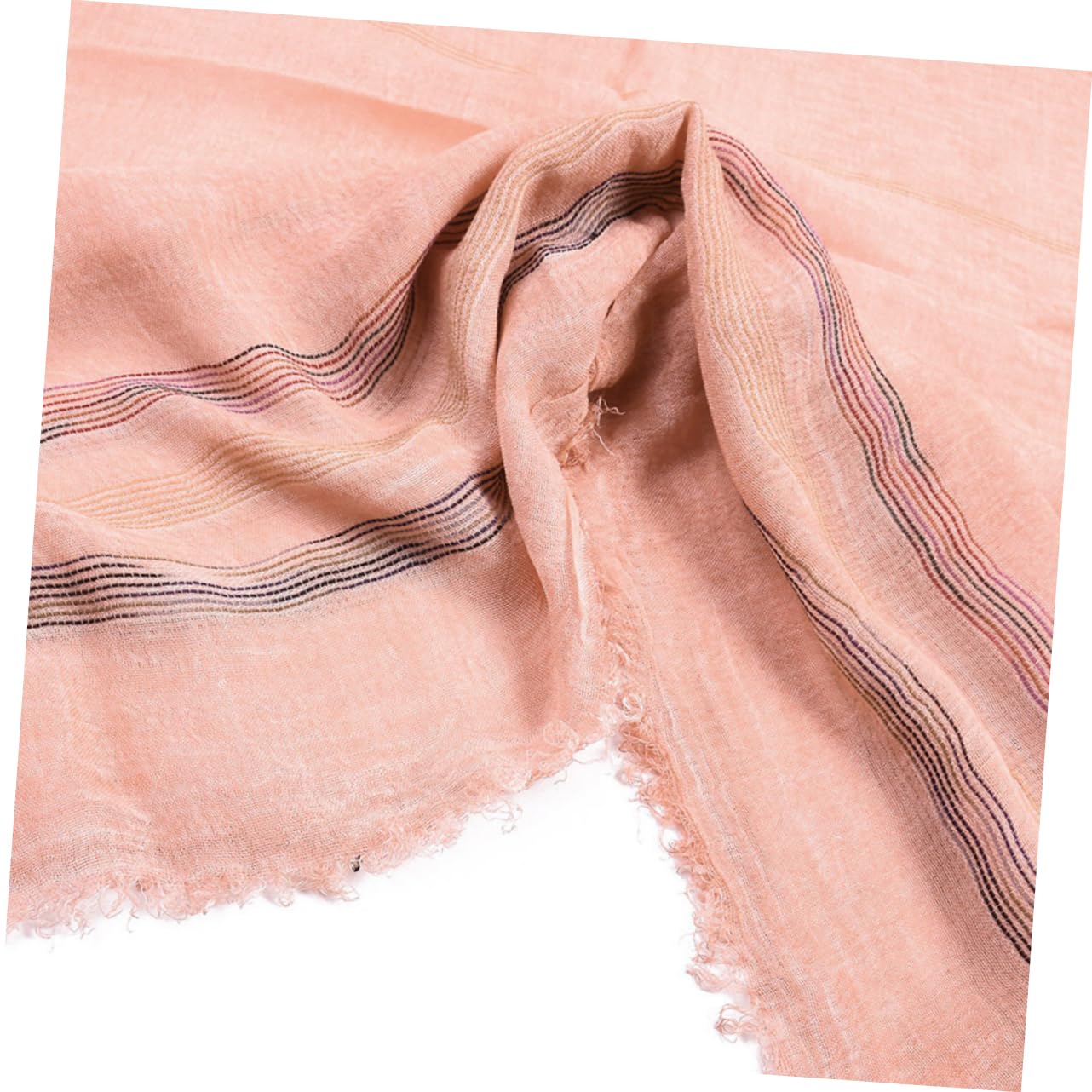 PACKOVE Scarf 2pezzi in Cotone, Tinta Unita, Accessorio Moda Unisex | Khaki e Rosa, per Donne e Uomini, Uso in Ambienti Climatizzati e Turismo Balneare
