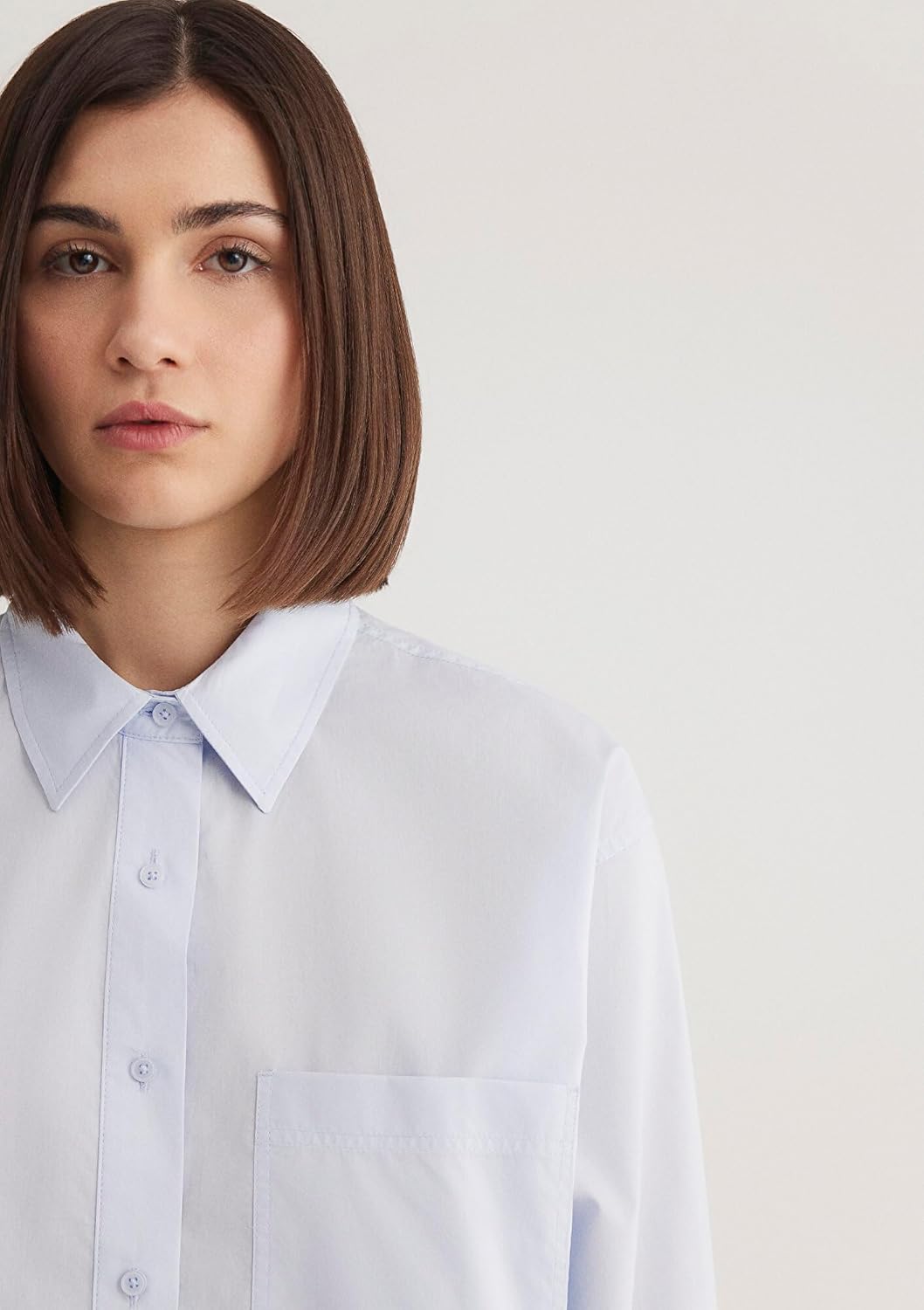 Double pocket button-up shirt