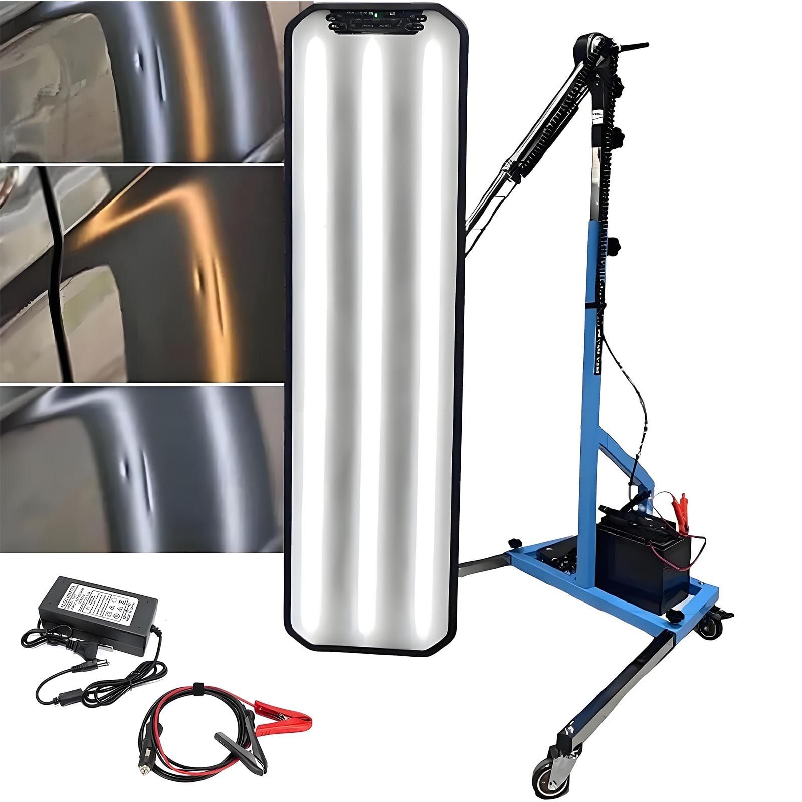Akcesoria domowe, wytrzymała lampa PDR 95 cm, odblaskowa tablica samochodowa LED, narzędzia do naprawy wgnieceń, odblaskowa tablica LED z kółkami/regulowanym uc