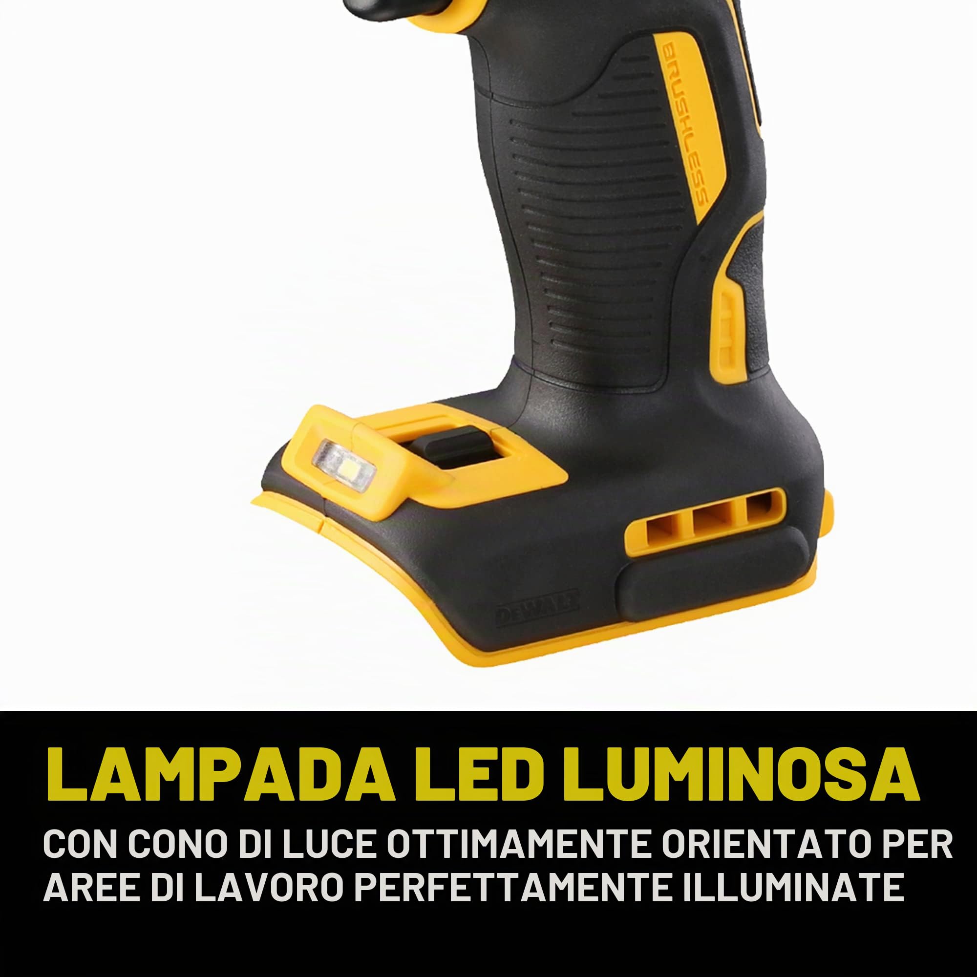 DEWALT AVVITATORI AD IMPULSI ALTA POTENZA ATTACCO 3/4” 18V, DCF897NT-XJ