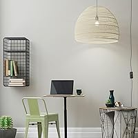 Vista 8 de DiCUNO Cable de extensión de linterna colgante, lámpara de control de interruptor de cable en línea E26, interruptor cerca de enchufe polarizado, 20