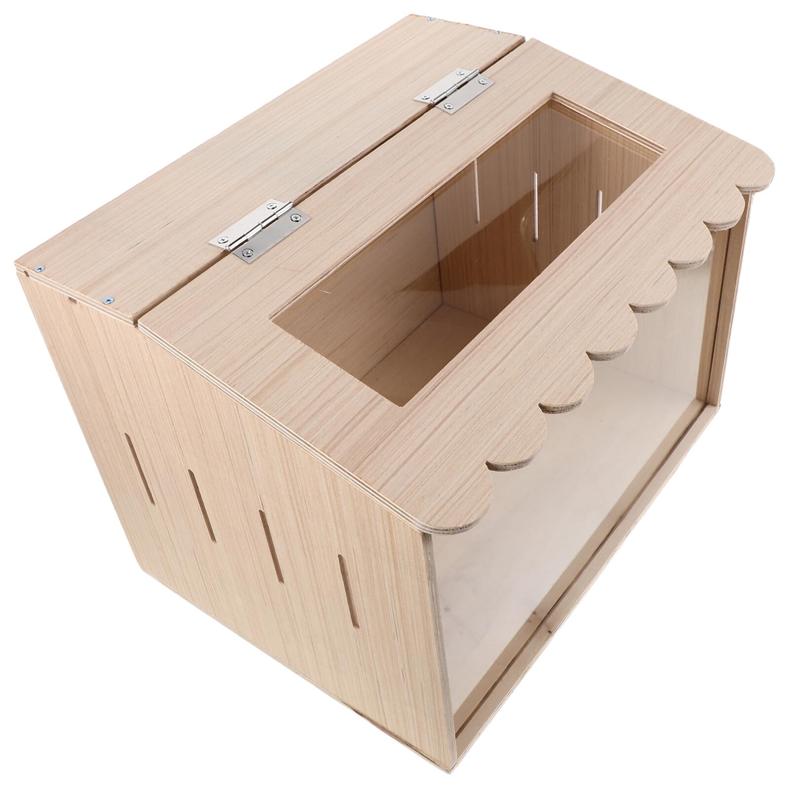 SHOWERORO Caja Calentadora para Pollitos y Codornices Pequeña 40X30X30 CM Criadora Electrónica Beige Control de Temperatura Constante para Incubar Huevos y Aves Interiores