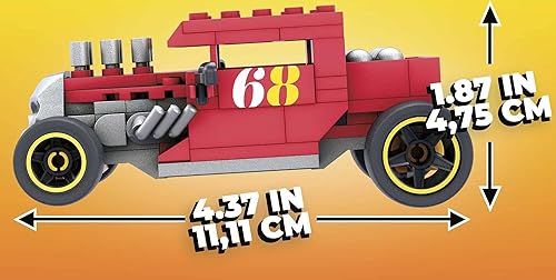 Miniatura 6 de Hot Wheels Mega Construx - Juego de construcción de coctelera de huesos, juguetes de construcción para niños de 5 años en adelante