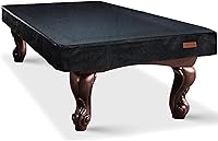 Vista 10 de K-Musculo Cubierta para mesa de billar, cubierta resistente de piel sintética para mesa de billar, impermeable y a prueba de rasgaduras, ajuste