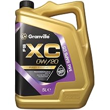 Granville FS-XC 0W/20 Fully Synthetic Engine Oil   5L | Engine Lubrication Oil | ACEA C5  VCC RBS0-2AE | Superior Fuel Economy & High Performance Lubrication