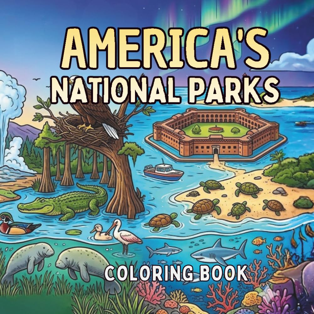 America's National Parks Coloring Book