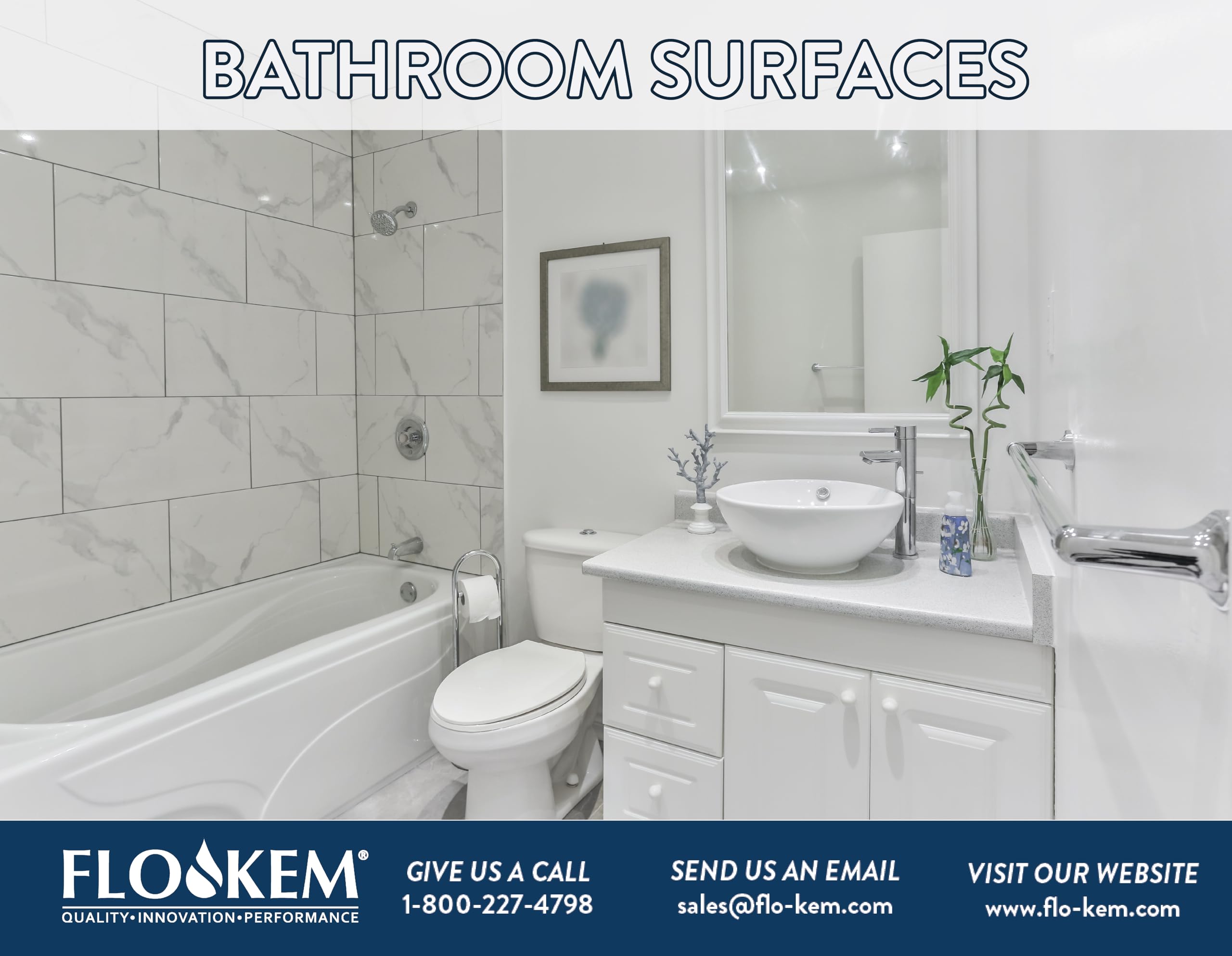 FLO-KEM Peroxide Cleaner GP107 - Removes Grease and Grime from all Washable Household Surfaces and Deoderizes as it Cleans - Safer Choice Certified - 1 Gallon