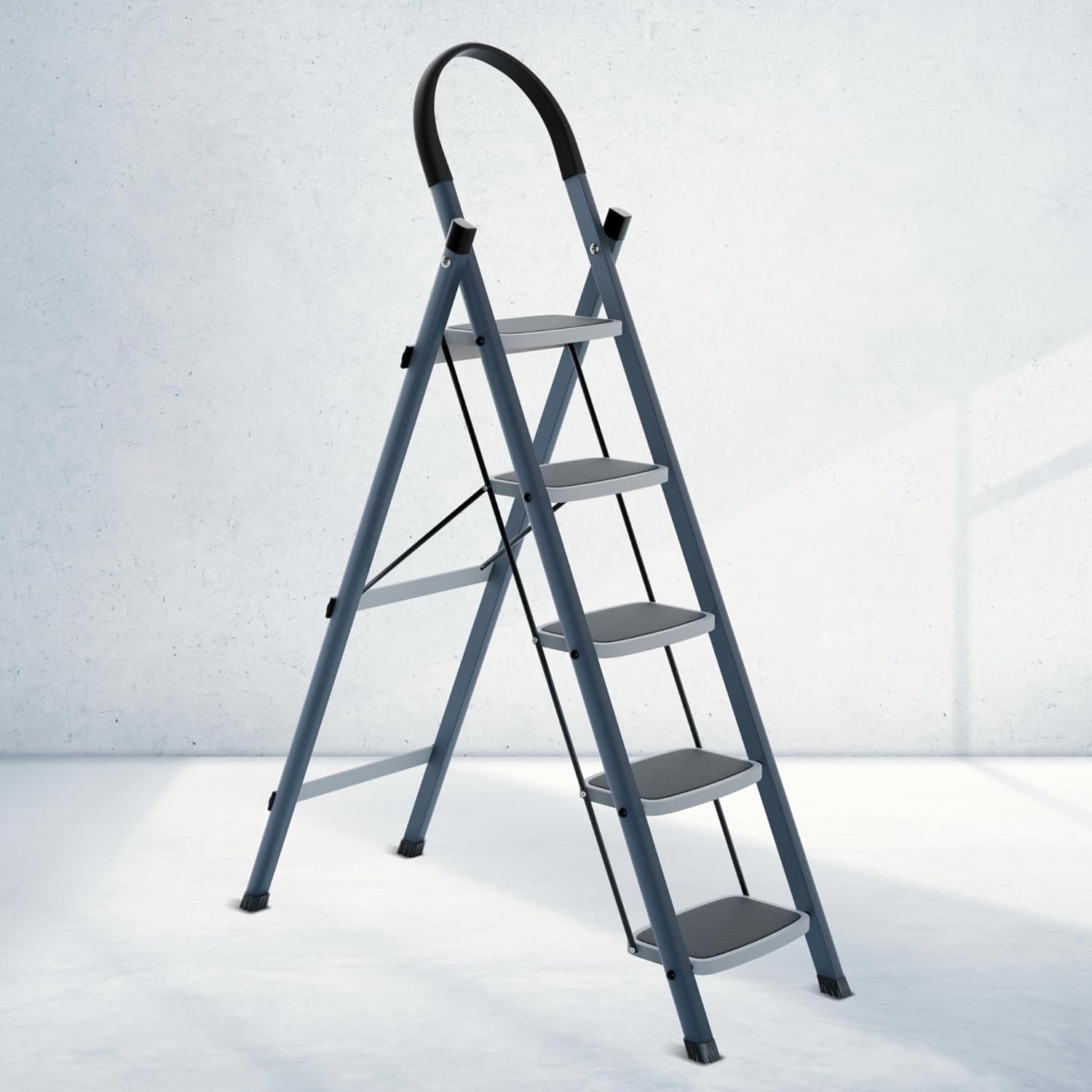 Steel Foldable Ladder for Home – 5 Step Ladder