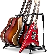 CAHAYA Guitar Stand Multiple Guitar Display Rack Folding Acoustic Guitar Stand Rack For 5 Guitars, Model CY0345
