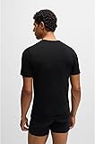BOSS Mens Tshirt RN 3P Classic Three-Pack of Cotton Underwear T-Shirts with Logos - 8