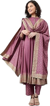 Indian Kurti Set for Women with Dupatta Wedding Party Wear Salwar Kameez Suit Ready to Wear Anarkali Kurta Set