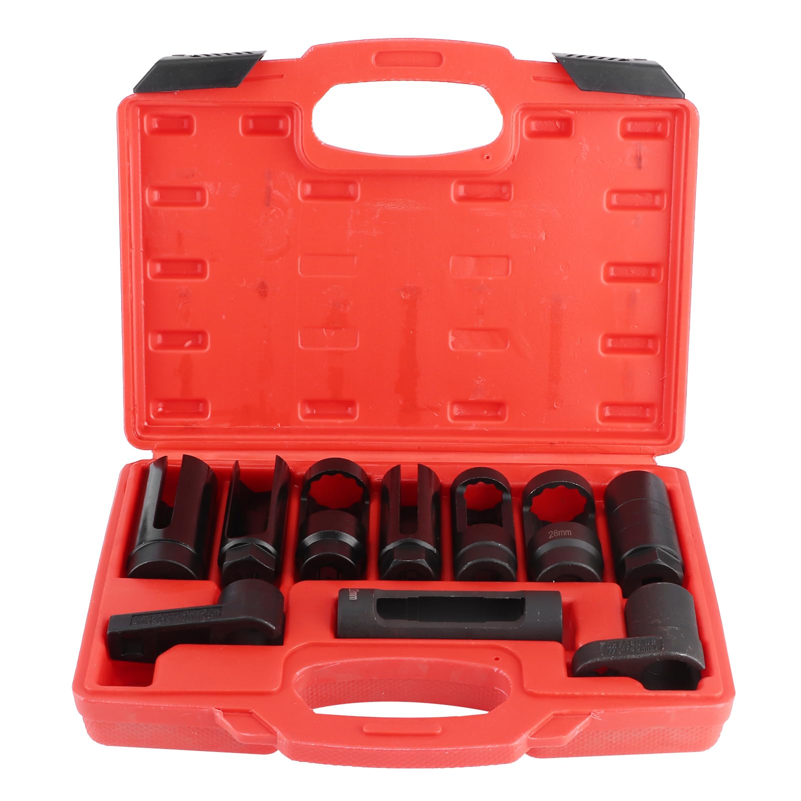 Juego de llaves de vaso para sensor de oxígeno, kit de llaves de manga de inyección diésel compatible con Mercedes, herramienta de extracción de sensor de oxígeno
