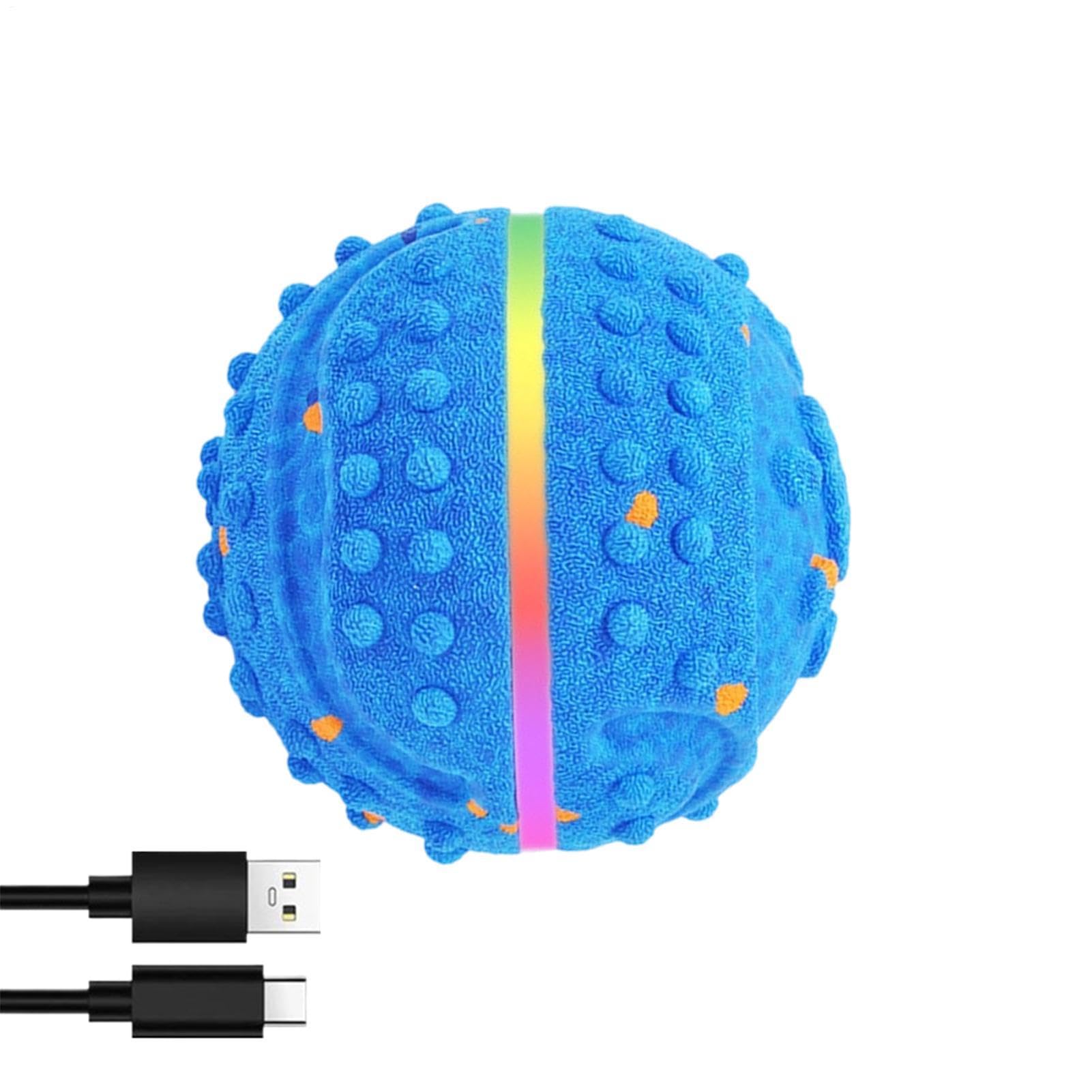 Balle Interactive Pour Chien Matériau E-TPU rebondissant avec lumières et