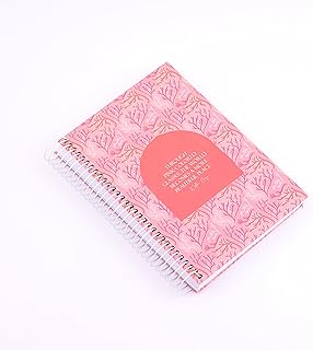 Printed Spiral Wirebound Notebook A5 Size 100 Sheets