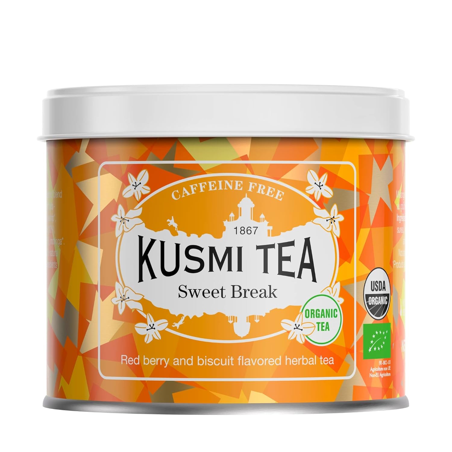 Kusmi Tea Sweet Break 3.5 oz Loose Tea Tin Organic