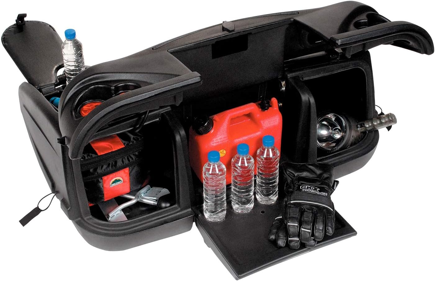 Kimpex Techno Plus Trunk with Heated Grips Rear