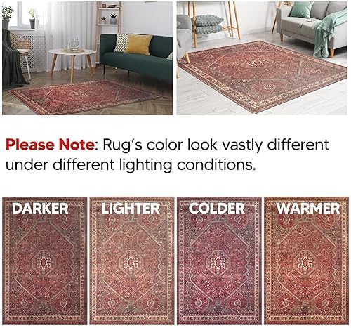 Miniatura 6 de Keen Home Design Alfombra de entrada de 2 x 3 pies, lavable a máquina con parte trasera antideslizante, ideal para entrada, cocina, baño,