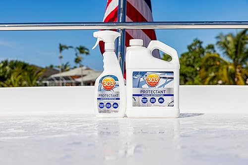 Miniatura 43 de 303 (30305) Marine - Spray protector de UV para vinilo, de plástico, hule, fibra de vidrio, piel y más – repele Polvo y Suciedad – No Tóxico