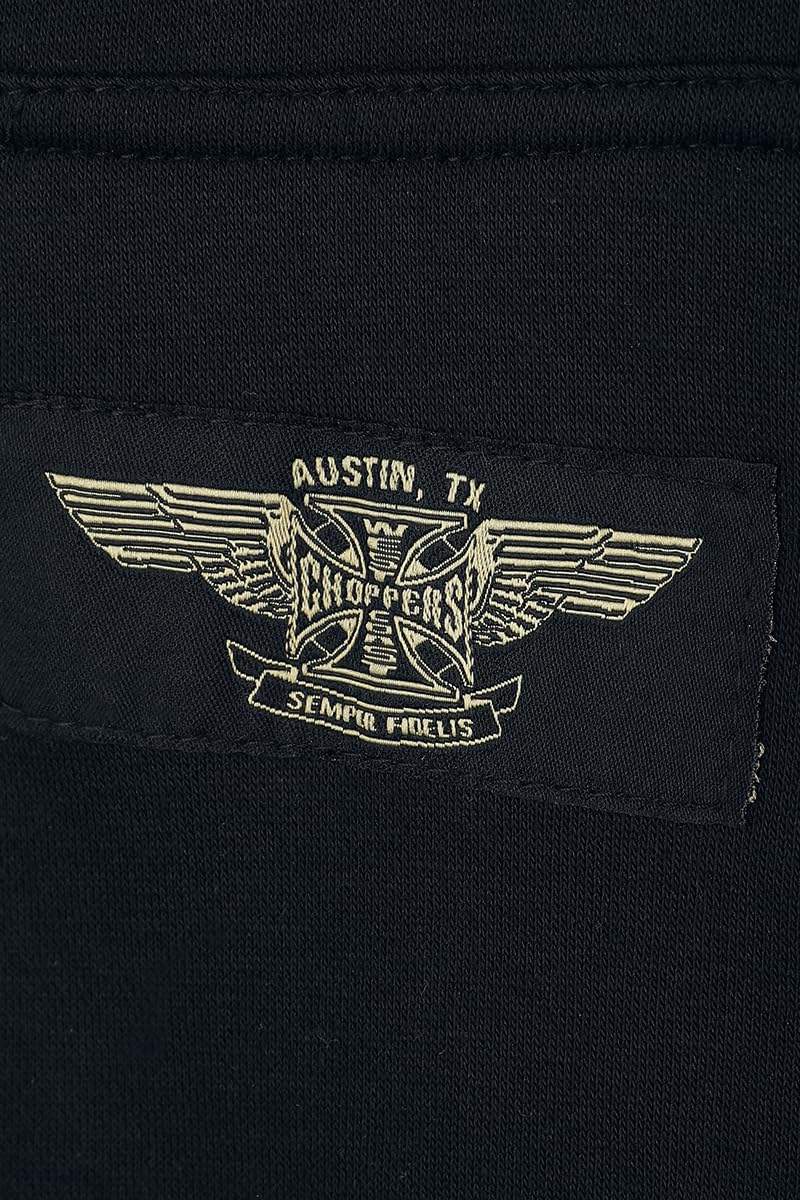 West Coast Choppers WCC OG ATX - Sweat à Capuche Sans Manches Homme Veste noir L