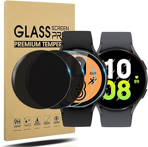 Miniatura 17 de Suoman Paquete de 2+2 para Protector de Pantalla de Cristal Templado para Samsung Galaxy Watch Ultra 47mm, Película Protectora de Pantalla de Vidrio