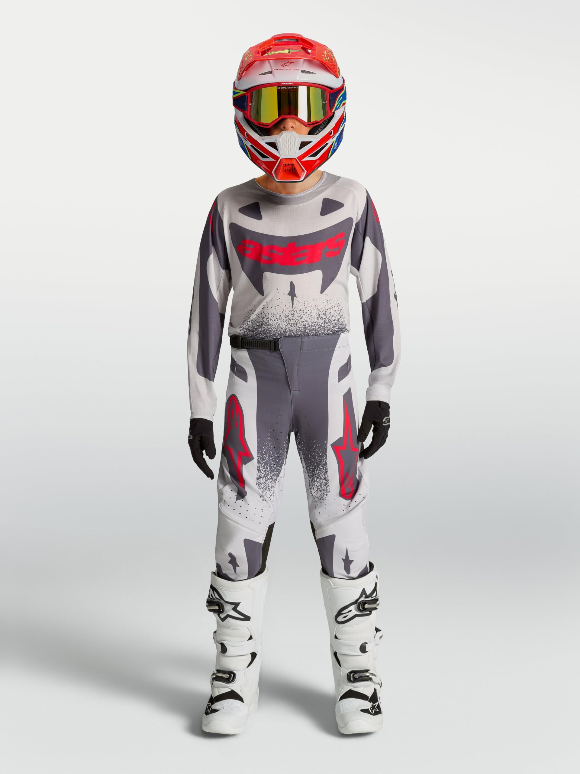 Alpinestars Supertech Swan Młodzieżowa koszulka motocrossowa, M