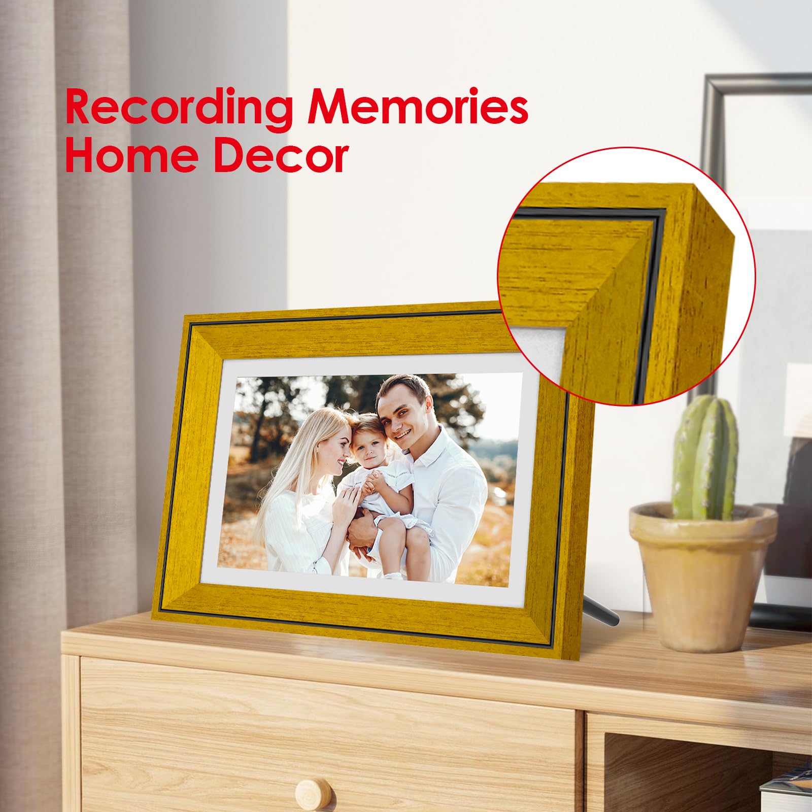 10.1 Inch WiFi Digital Photo Frame Digital Photo Frame Upload - View #3