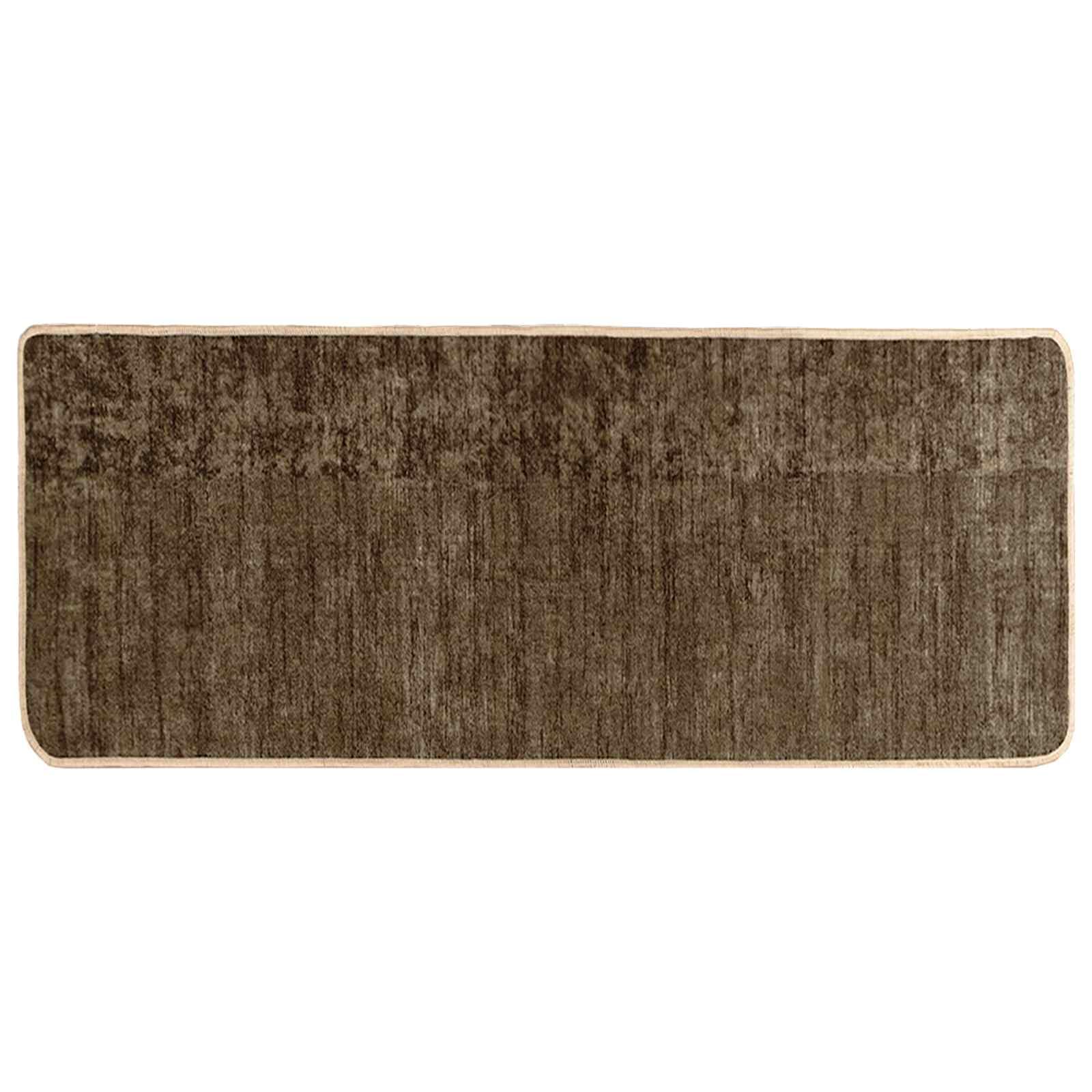 Tapis de couloir moderne doux Marsa tapis vert forêt 100x200