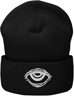Third Eye Beanie - Beanies Women, MEA Culpa Beenies Hats, Knit Hat, Lightweight Beanie, Cool Beanie, Gorros para Hombres, Black Beanie for Guys, Men, Mens Beanie, Gothic Clothing Fashion
