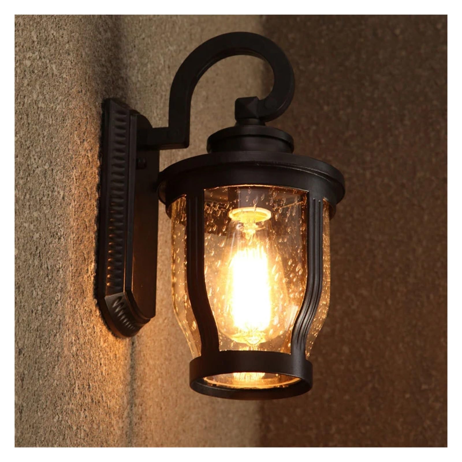 SYAXVOM E27 Wall Sconce European V-intage Waterproof Lamp Industrial Bar Porch
