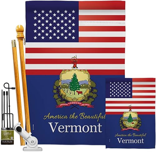 Miniatura 8 de Juego de tacos de bandera de la casa de Vermont de Estados Unidos, Estados Unidos, territorios americanos, República, país, área particular, pequeña