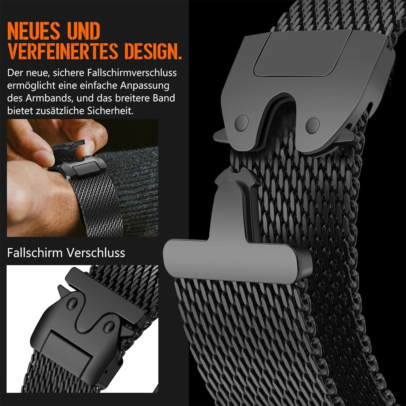 Tytanowy pasek do zegarka Apple Watch Ultra 3/2/1, 49 mm, nowe wzornictwo, tytanowe zapięcie, pasek do Apple Watch 49 mm, 46 mm, 45 mm, 44 mm, 42 mm (seria 3 2 1), Series 11/10/9/8/7/6/5/4/3/2/1/SE