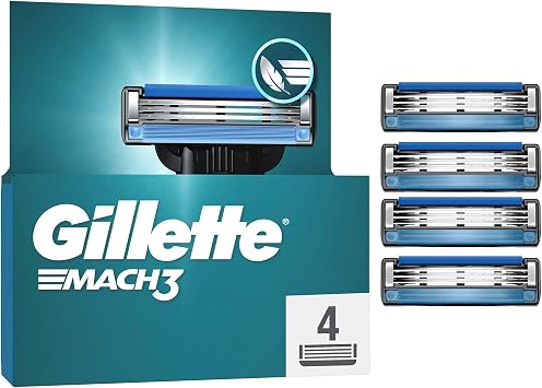 Gillette Mach3 Yedek Tıraş Bıçağı 4'lü