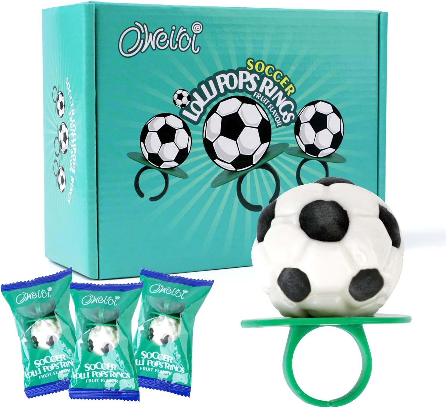 Soccer Ring Lollipops