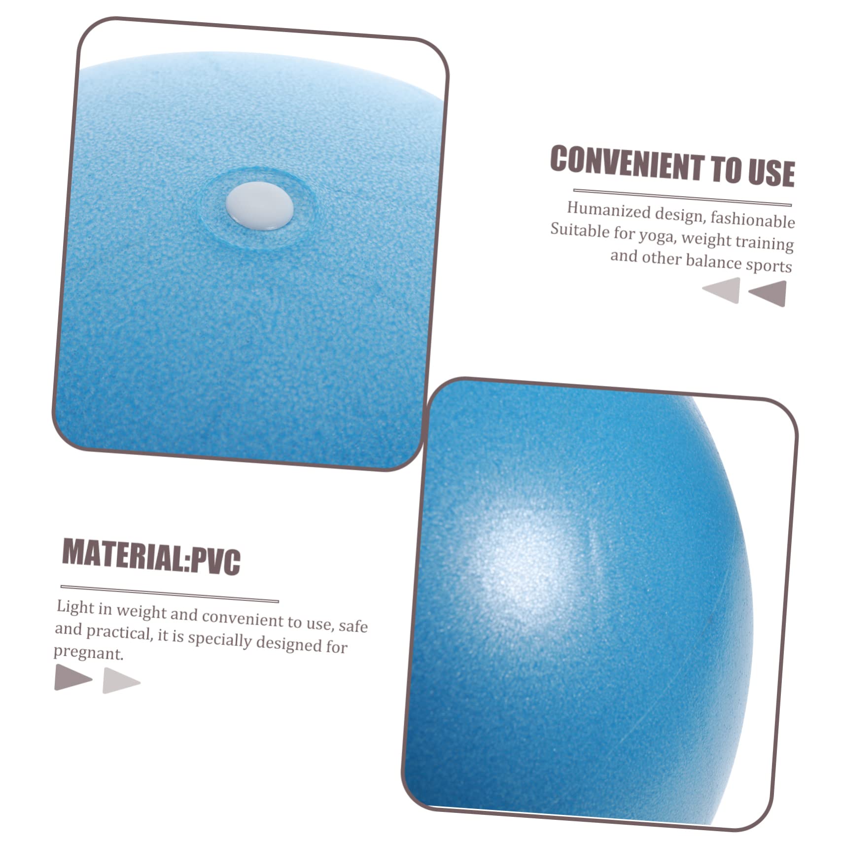 BCOATH Exercise Ball for Boys and Girls Small Yoga Ball 9 Inches Home Workout