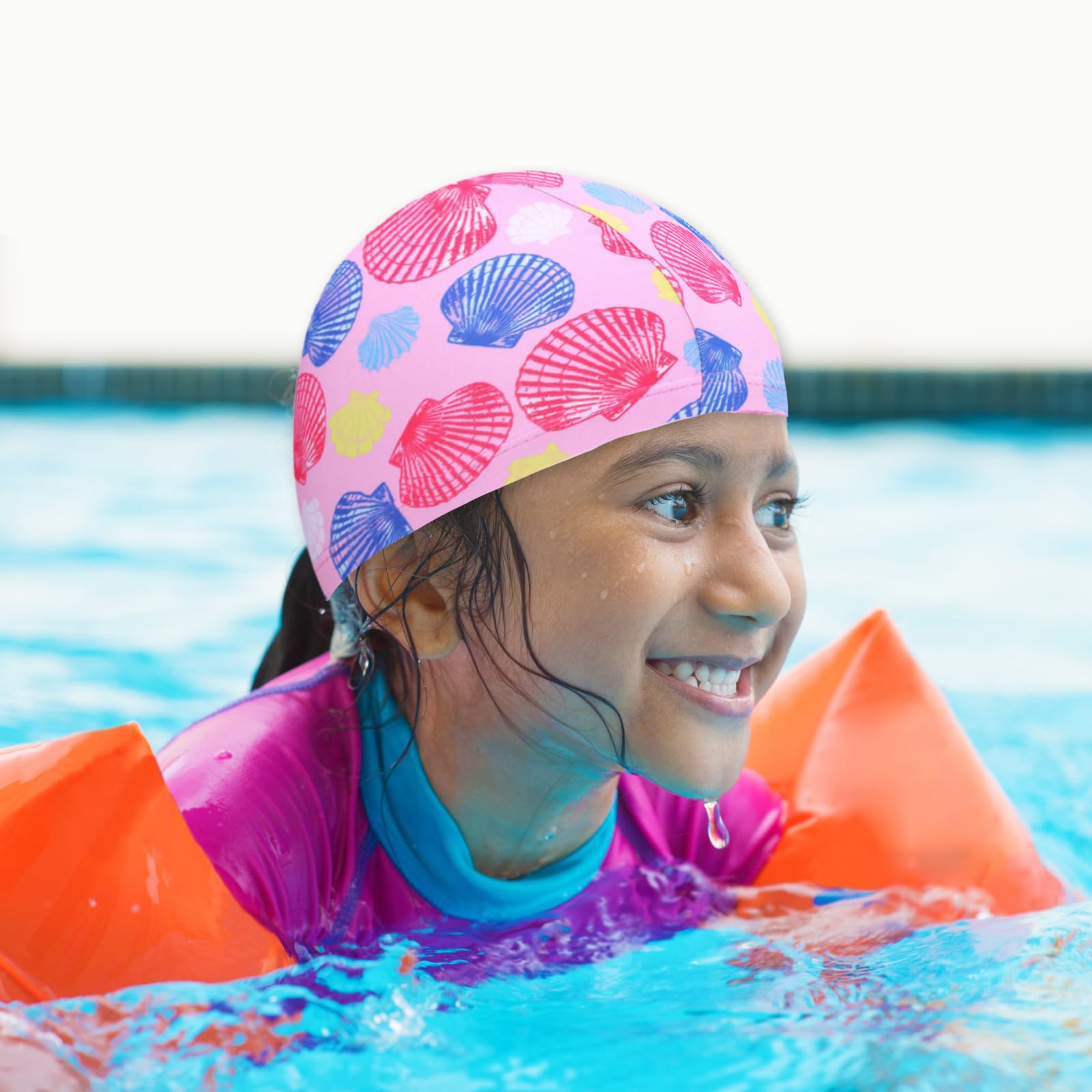 JYNXOR 2 Pcs Bonnet De Bain Pour Enfants 2-12 Ans, Bonnet De