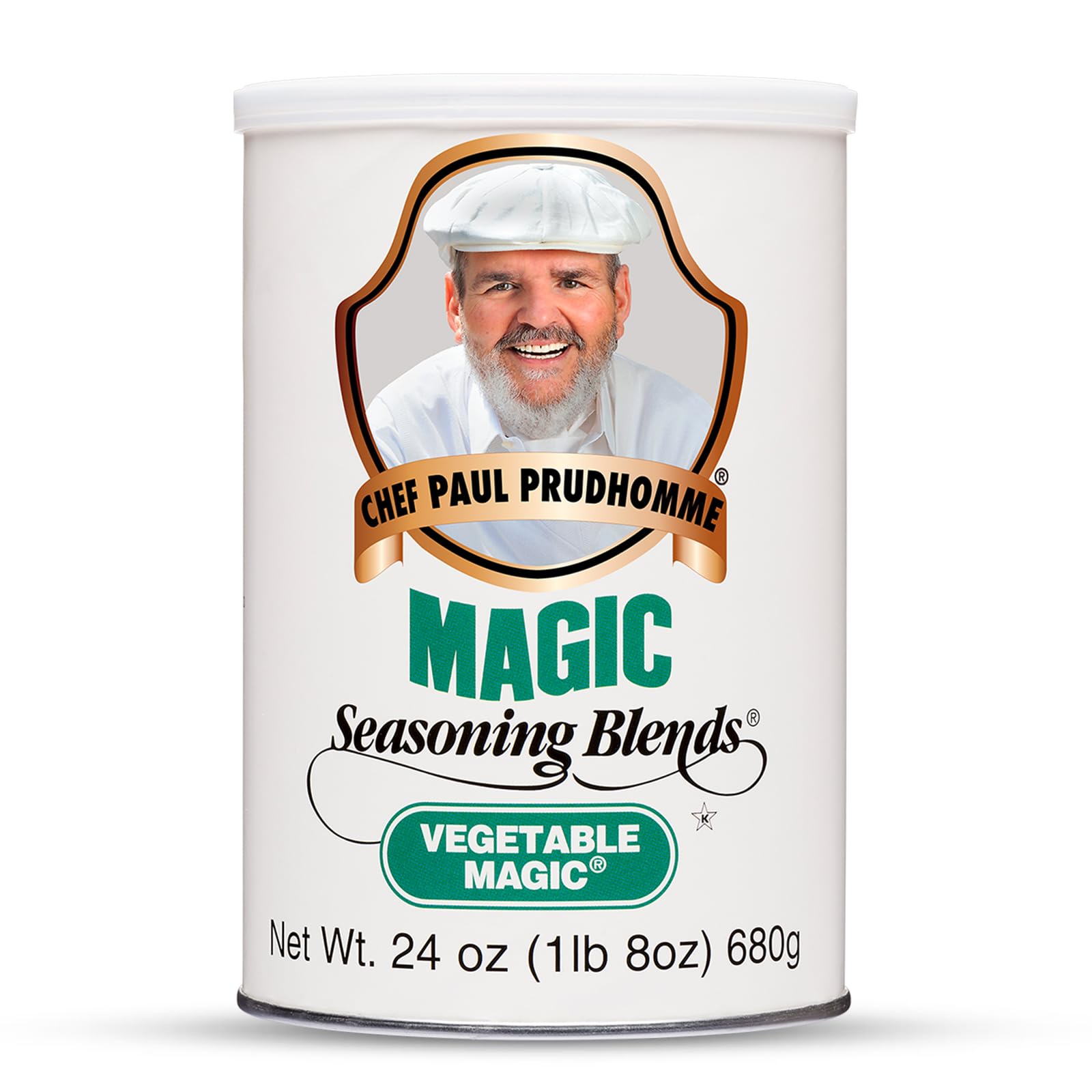 Chef Paul Magic Seasonings Blends Vegetable Magic Seasoning | No MSG & Preservatives | Kosher, Halal Certified | Perfect for Vegetable, Eggs & More | All-Purpose Vegetable Seasoning | 24 oz (Pack of 1)