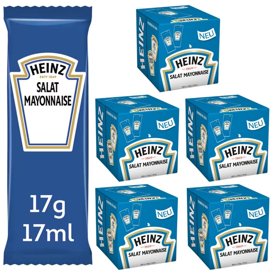 Heinz Salat-Mayonnaise 500 Portionen x 17 Mililiter + Pufai