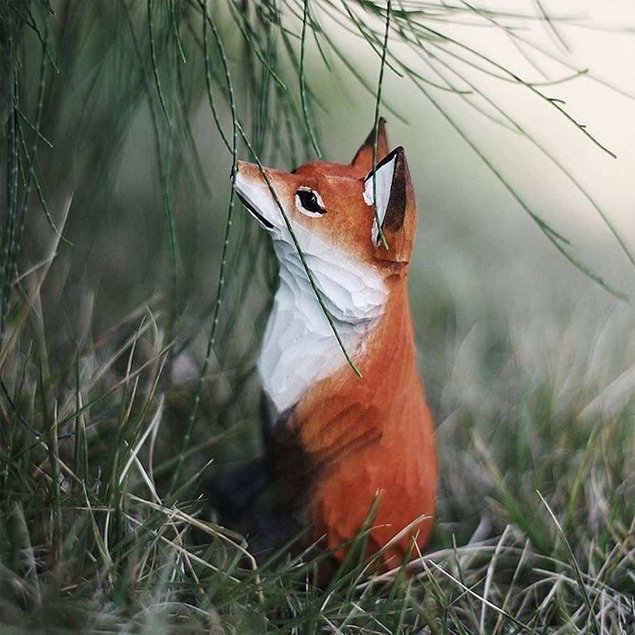 キツネ　木彫り　置物 41t1Ps0bT4L._SS200_.jpg