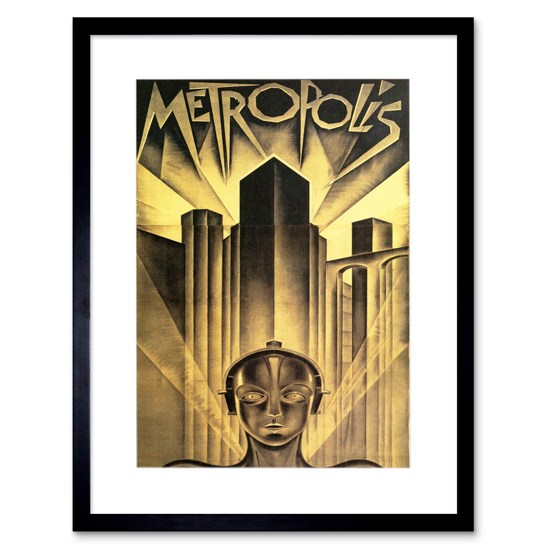 Wee Blue Coo Movie Film Metropolis Sci Fi Drama Dystopia Utopia Lang Framed Wall Art Print