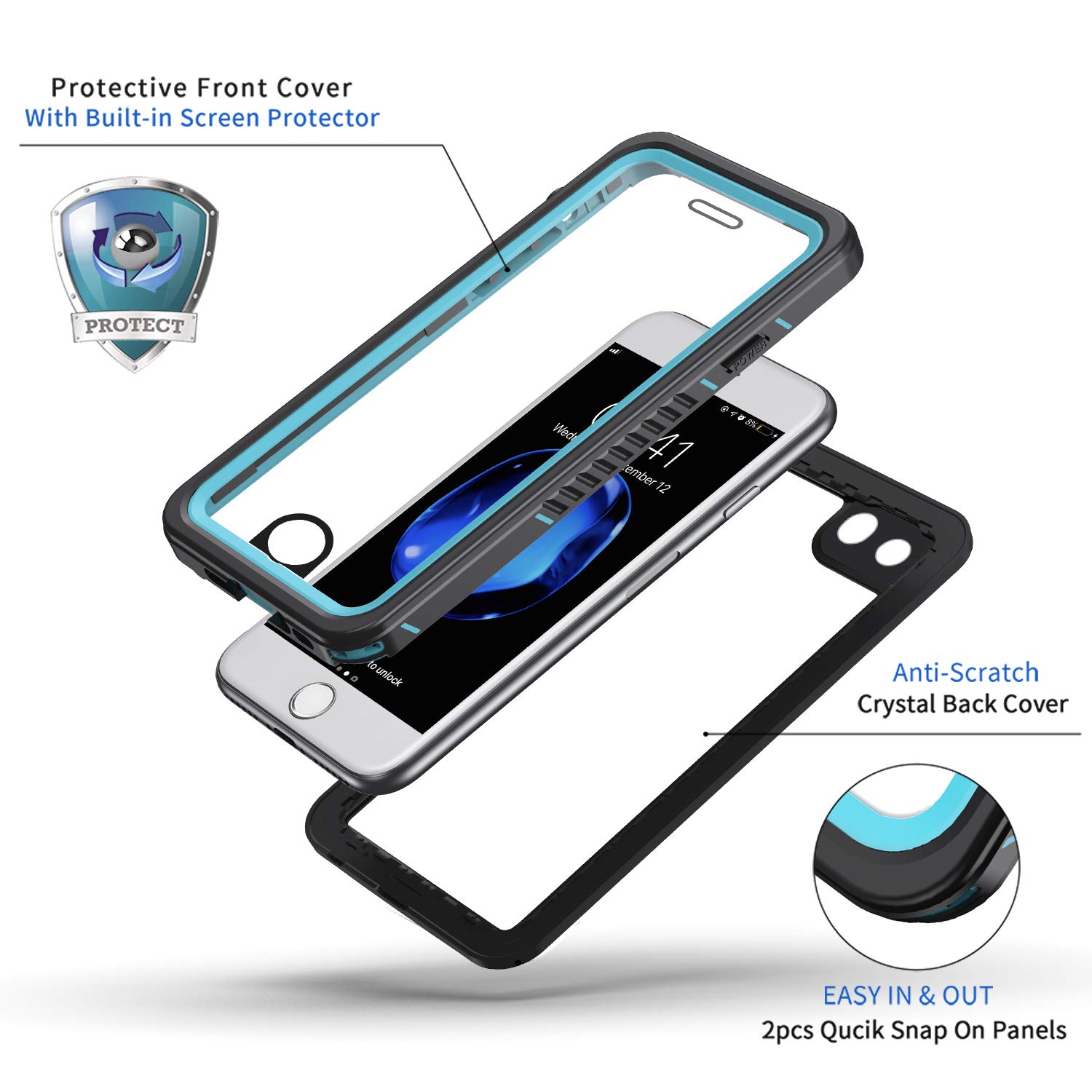 Amazon.com: Lanhiem for iPhone SE 2022/2020 Case, for iPhone 7 8