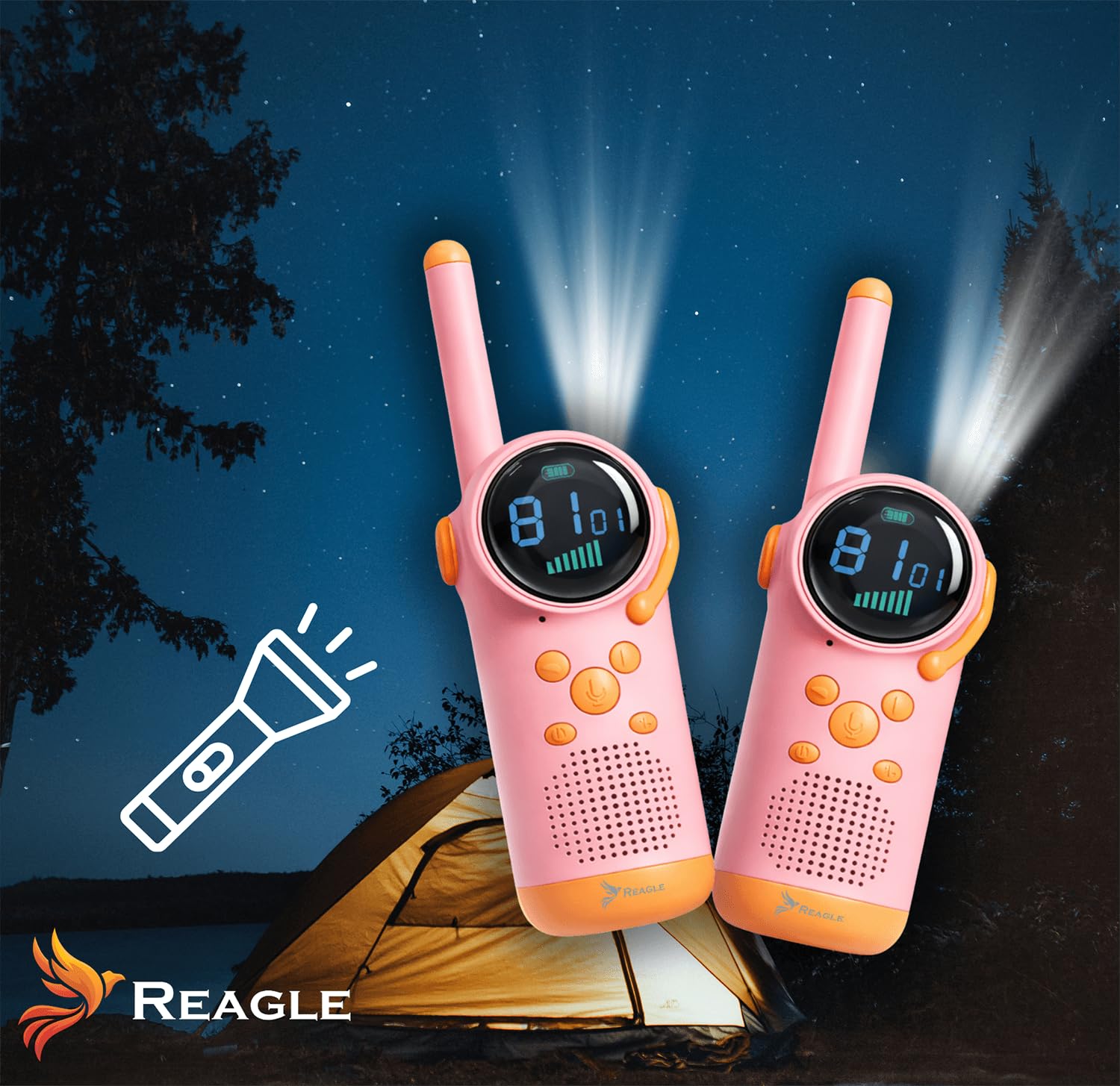 Reagle Talkie Walkie Enfants Rechargeable