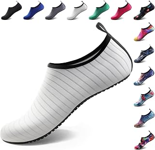 ATHMILE Water Shoes for Women Men Quick-Dry Aqua Socks Swim Beach Outfits Barefoot