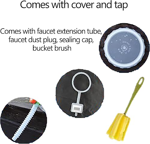 Miniatura 3 de Jarra de agua, tanque de agua, contenedor de agua para campamento, almacenamiento de agua verdaderamente sin fugas, tanque de agua militar grande,