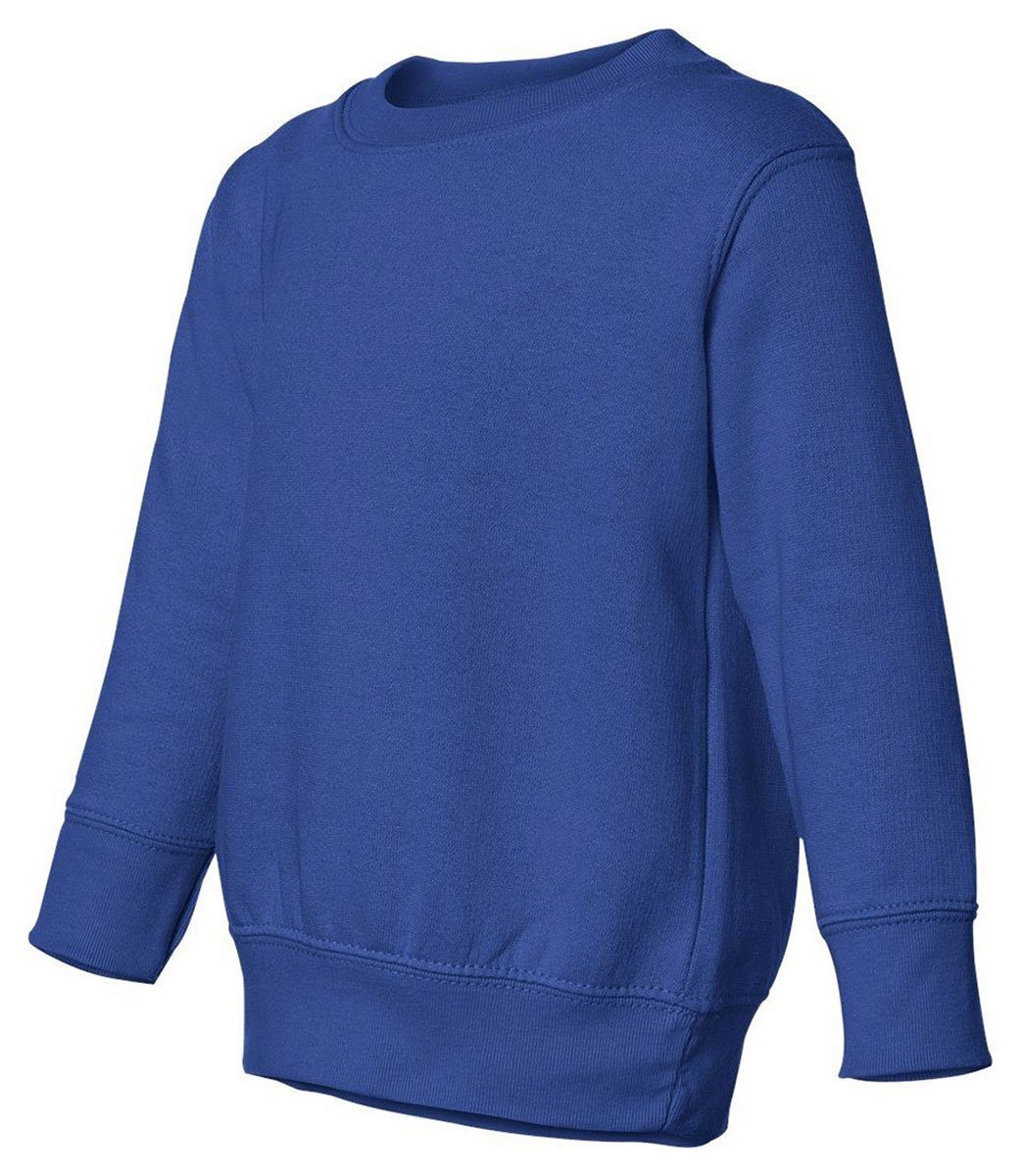 Toddler/Juvenile Crew Neck Sweatshirt (Royal) (2T)