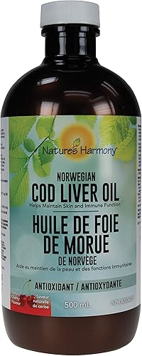 NATURE'S HARMONY Aceite de hígado de Bacalao noruego Cereza (16.9 fl oz)