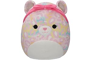 Squishmallows Michaela Rainbow Leopard: Delightful Comfort and Colorful Charm