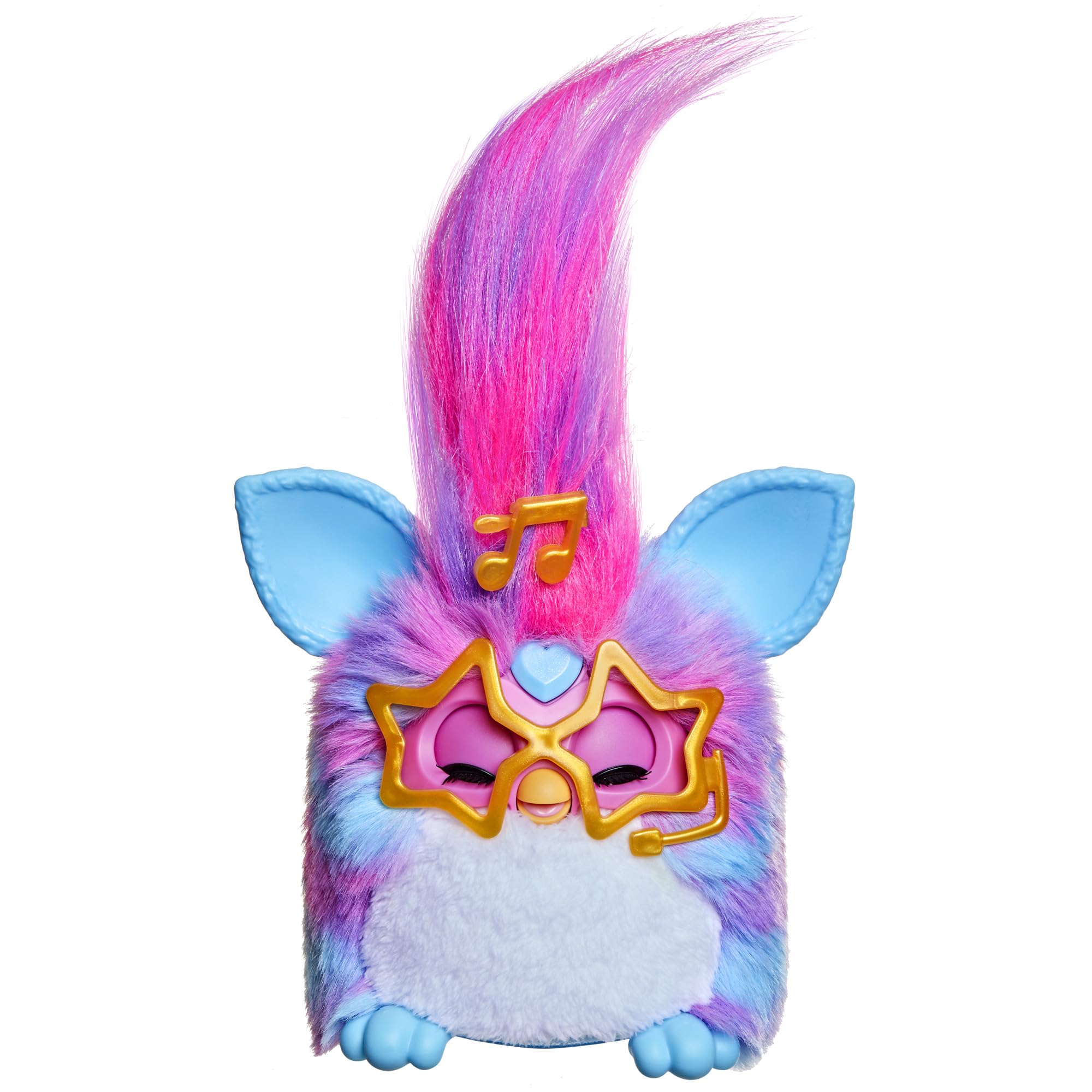 Furby Vibes Blue Razz Peluche Giocattolo Elettronico Interattivo per Bambini 6+