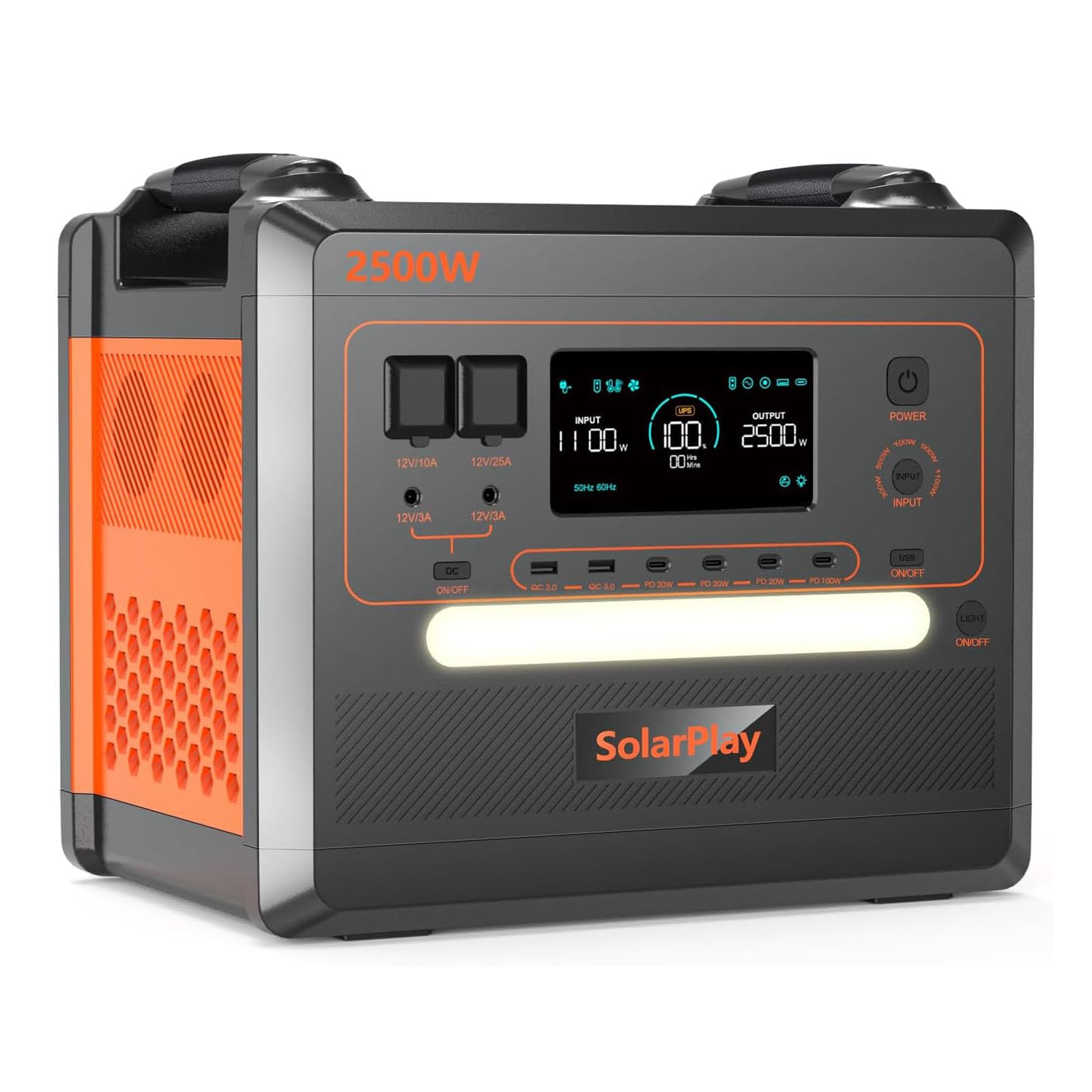 Amazon.co.jp: SolarPlay ポータブル電源 2500 大容量 2300Wh