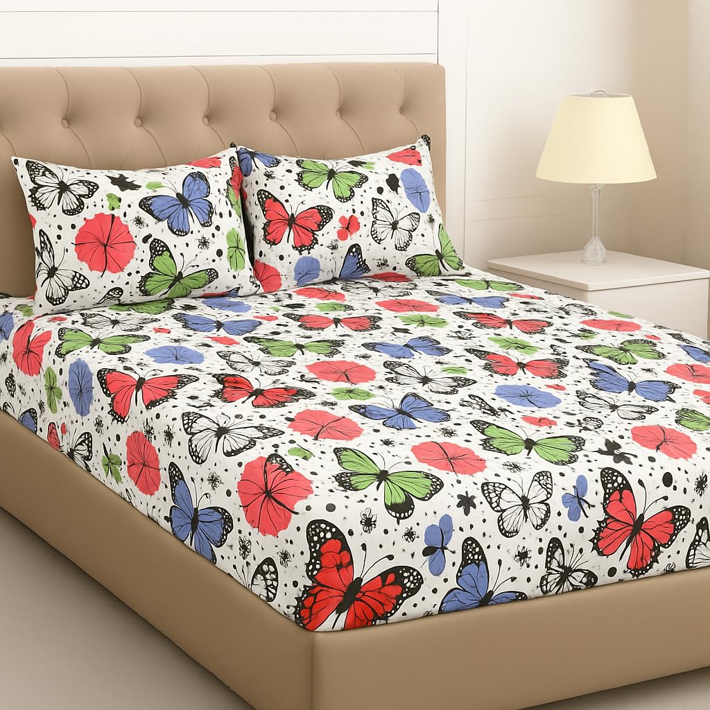 Kids Collection - Party Bedsheet | Soft Micro Bedding Set for Kids & Toddlers | Cute Cartoon Print | Comfort & Style for Everyday Use - Cuddle Baby Friends